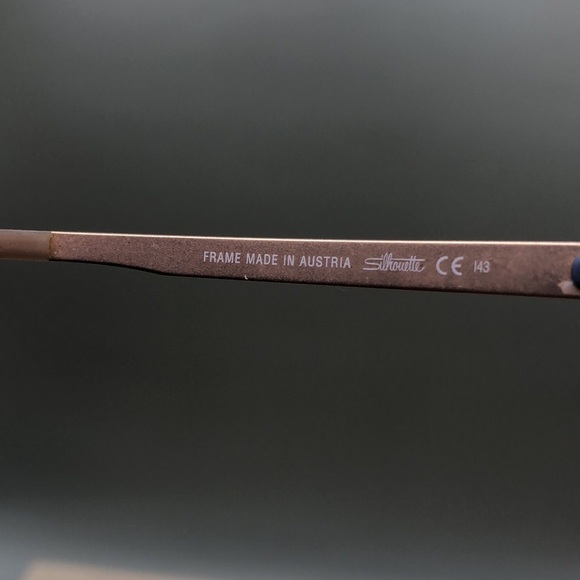 SILHOUETTE 5555 70 3530 BRONZE  - FRAMES ONLY - Titanium and SPX Rimless main image 10